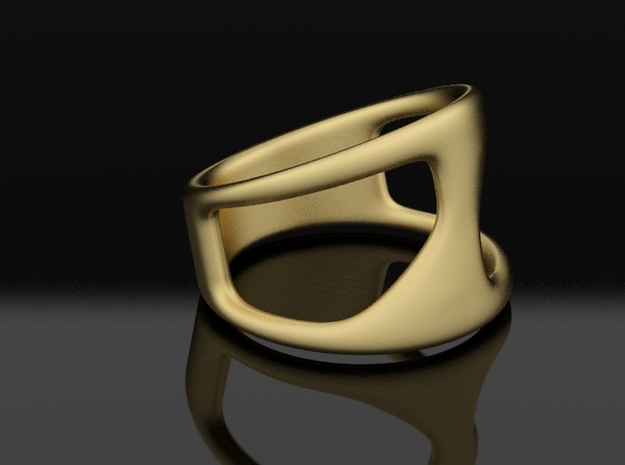 ring ||| K ||| SERIES in Natural Brass