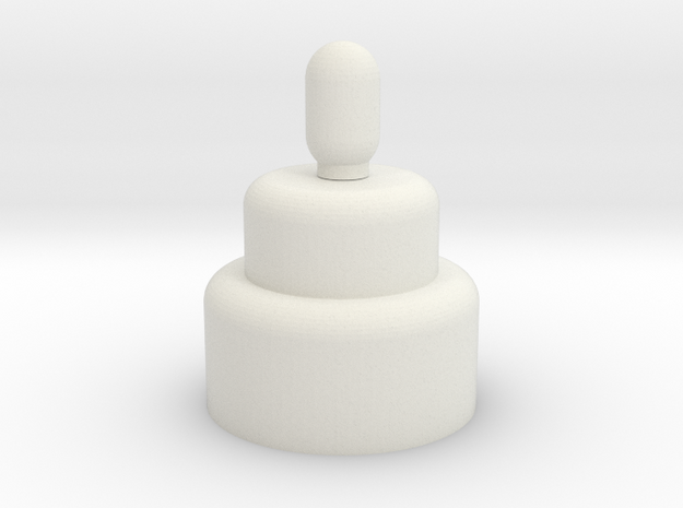 cake in White Natural Versatile Plastic: Medium