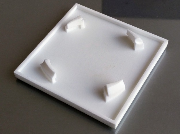Penny Box Top in White Natural Versatile Plastic