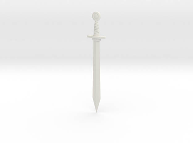 "BotW" Sword in White Natural Versatile Plastic: 1:12