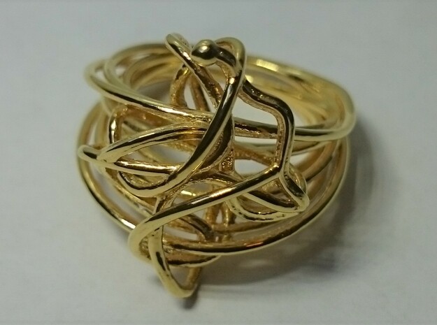 Hyperspase in 18k Gold Plated Brass