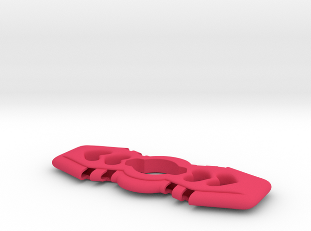 Heart spinner in Pink Processed Versatile Plastic