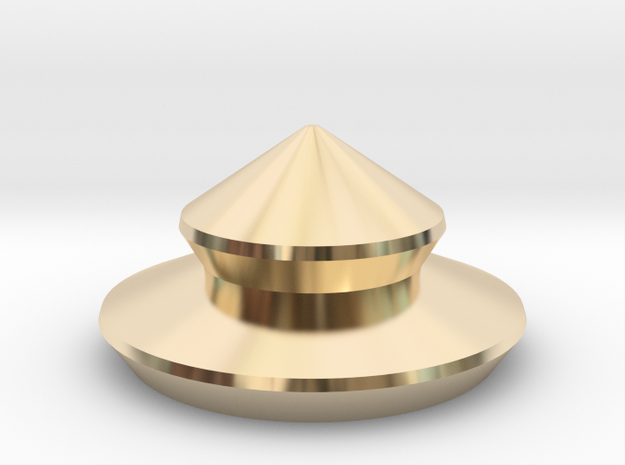 URNS-3 2013 0.8mm Cap in 14k Gold Plated Brass