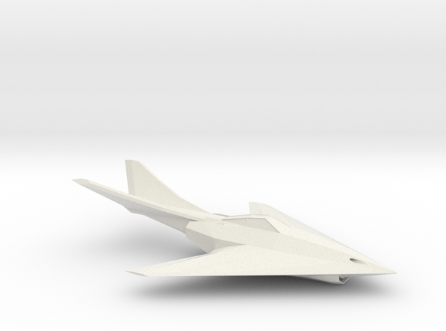 Khanjar-Class Fighter in White Natural Versatile Plastic