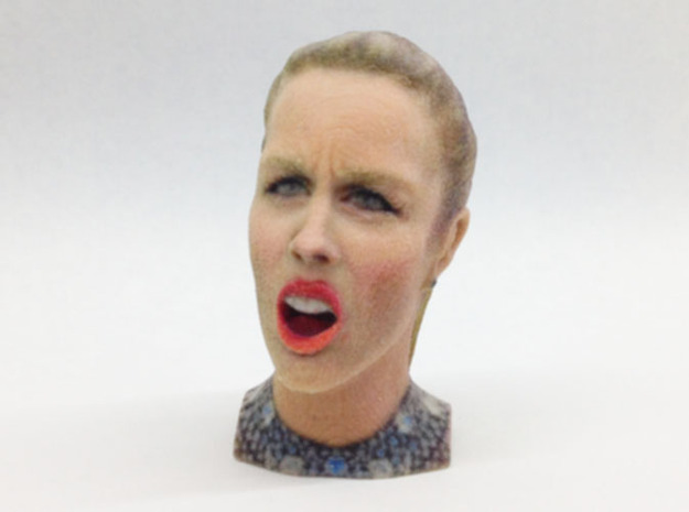 Ashley Wagner's Angry Face Olympic Meme in Full Color Sandstone