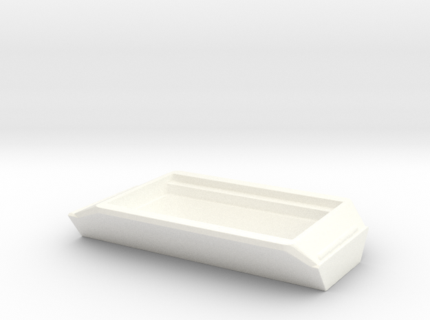AJPE 1/16 Hemi Blower Manifold in White Processed Versatile Plastic