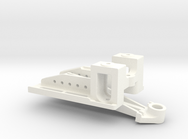 Puente Delantero Slot 1:24 modelo 360 in White Processed Versatile Plastic