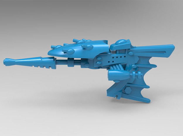 Toxico Class Destroyer in Blue Processed Versatile Plastic: Small