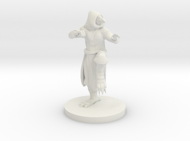 Ravenfolk Monk in White Natural Versatile Plastic