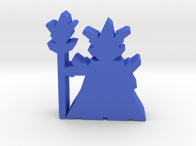 Game Piece, Crystal Emperor in Blue Processed Versatile Plastic