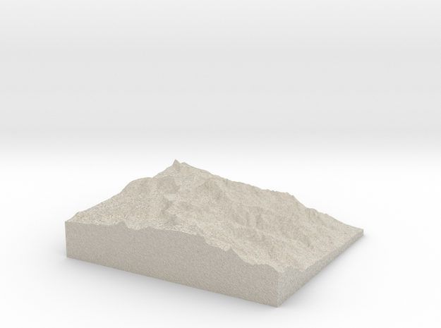Model of Trojan Peak in Natural Sandstone