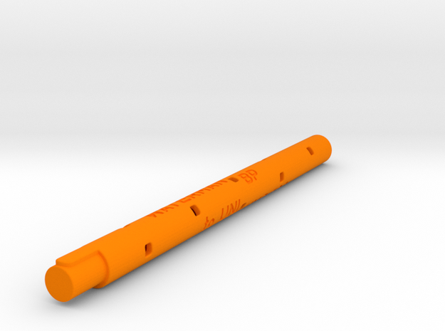 Adapter: Waterman BP to Uni UMR-109 in Orange Processed Versatile Plastic
