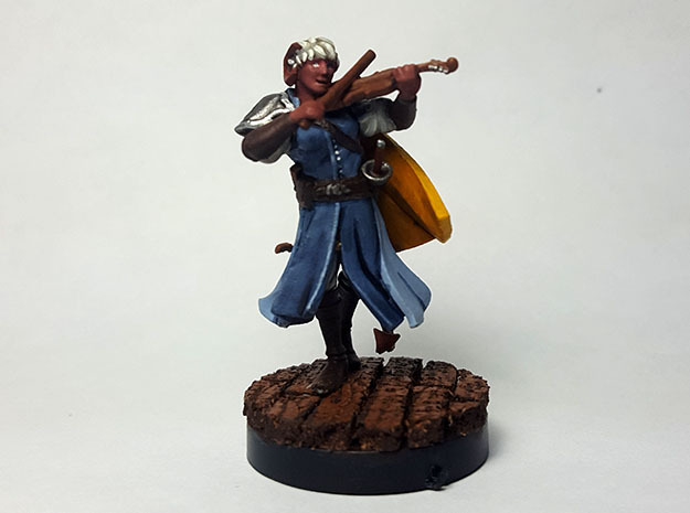 Tiefling Bard in Smooth Fine Detail Plastic