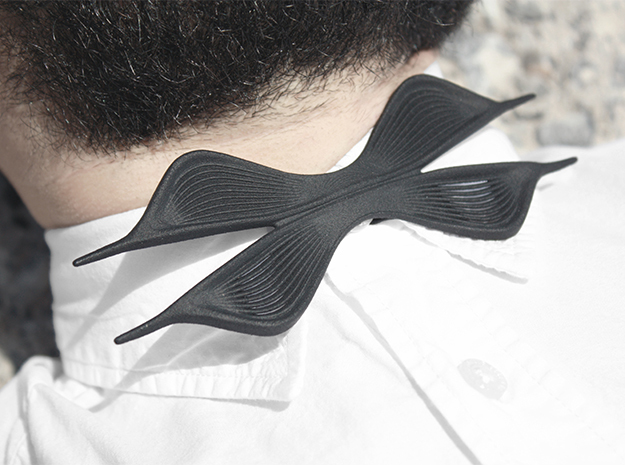 FLOWless XT bowtie  in Black Natural Versatile Plastic