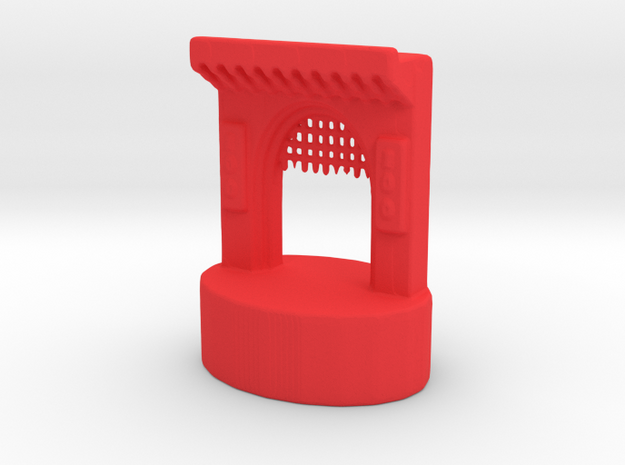 Zoo Gateway Rook in Red Processed Versatile Plastic