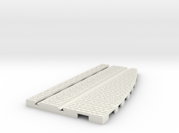 P-165stw-lh-cross-straight-250r-plus-100-live-3a in White Natural Versatile Plastic