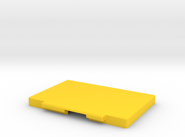 RASPBERRY UMPC LCD BEZEL in Yellow Processed Versatile Plastic