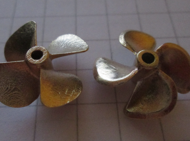 Propeller 18 x 20 4-blades (RH+LH pair) in Natural Bronze