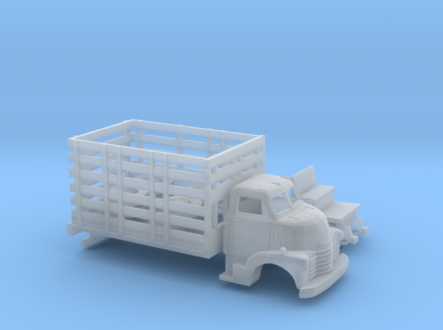 1/87 1949 Chevy COE High Stakebed Kit in Smooth Fine Detail Plastic
