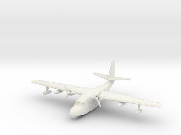 Grumman HU-16 (SA-16) Albatross (in flight) 1/144 in White Natural Versatile Plastic