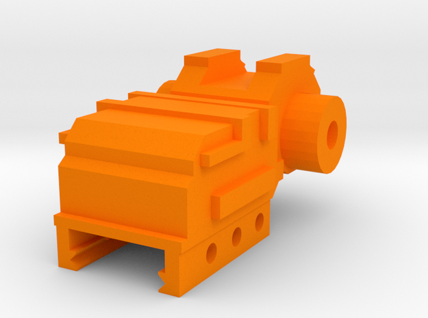SM-55 Rear Iron Sight in Orange Processed Versatile Plastic