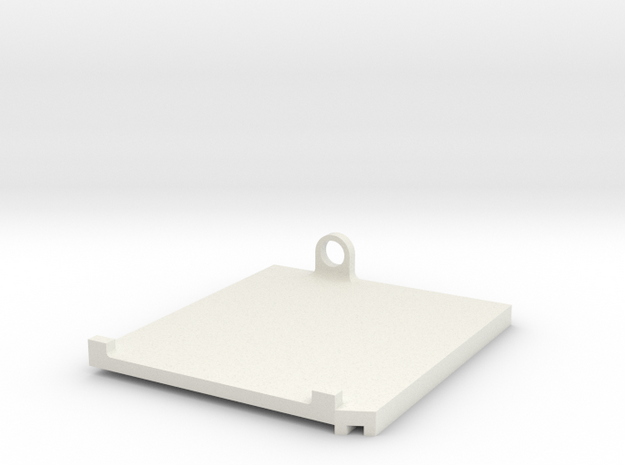 Rampage Front Right Water Shield in White Natural Versatile Plastic