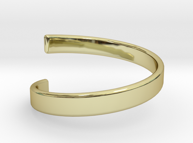 Spiral Ring 6.5 in 18k Gold Plated Brass