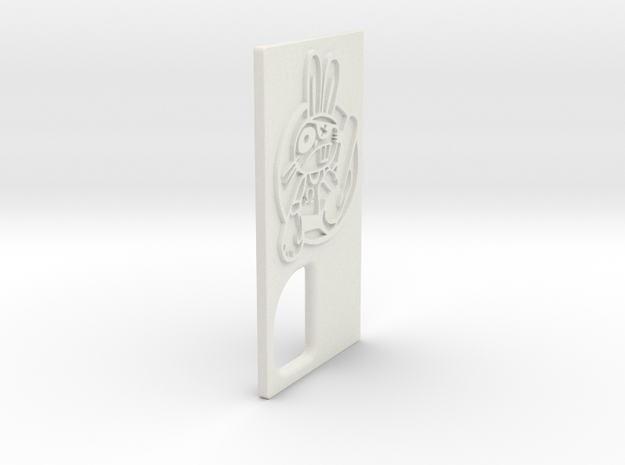 TLF# - Shabby Bunny - Door in White Natural Versatile Plastic