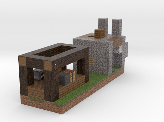 Minecraft Godes Smith in Full Color Sandstone