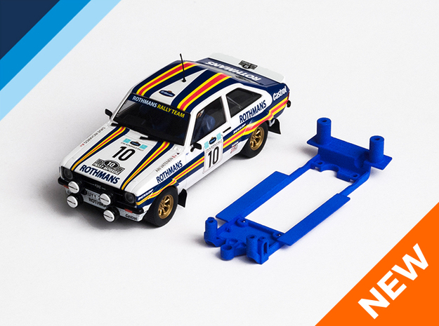 1/32 Scalextric Ford Escort Mk2 Chassis for IL pod