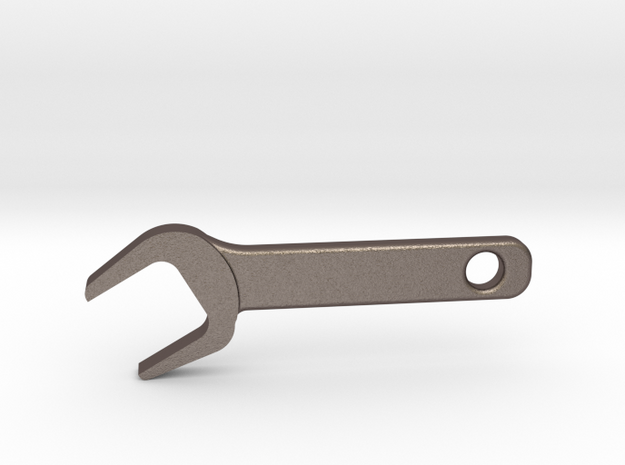 Wrench MM510 in Polished Bronzed Silver Steel