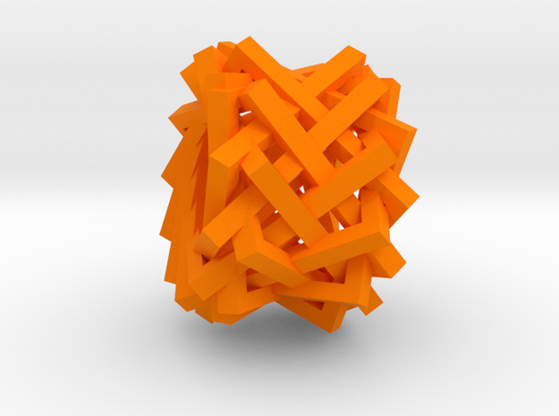 Portal in Orange Processed Versatile Plastic