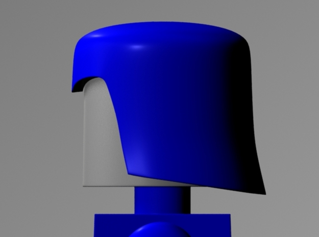 Cobra Commander Helmet For Minimates in Tan Fine Detail Plastic