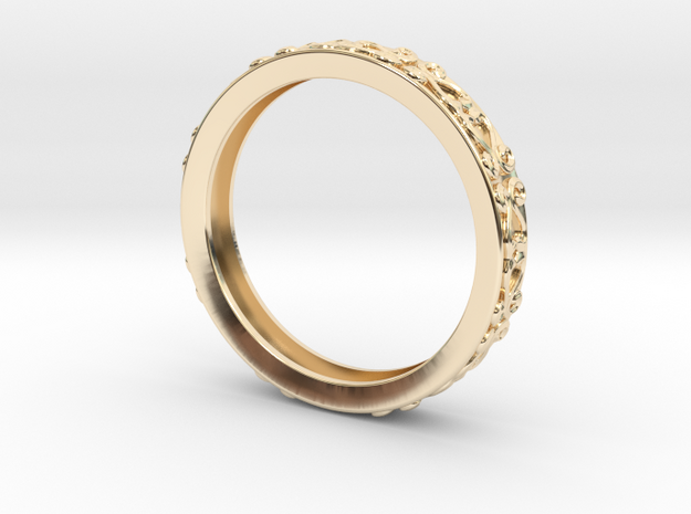 Light ring in 14K Yellow Gold