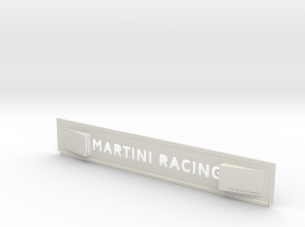 Lancia Delta 1 "Martini Racing" window Shield 1 in White Natural Versatile Plastic