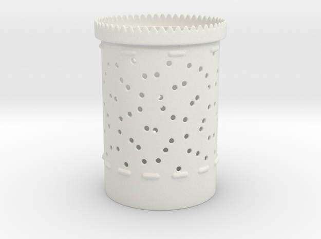 Pong bubbles Bloom zoetrope in White Natural Versatile Plastic