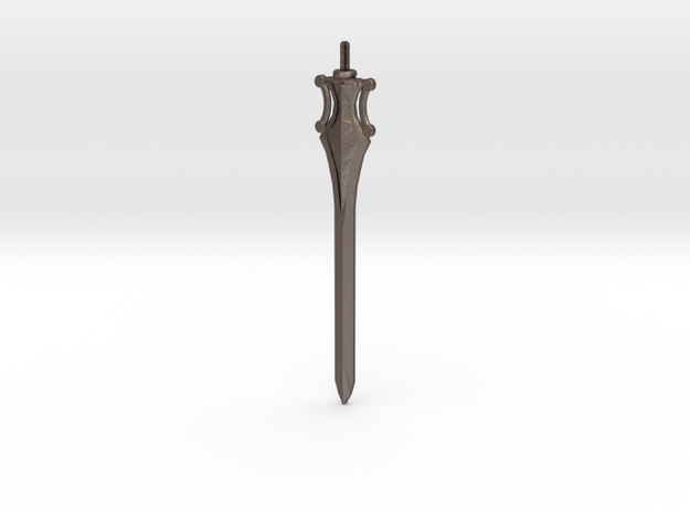 He-Man - Sword of Power - 1980s in Polished Bronzed Silver Steel