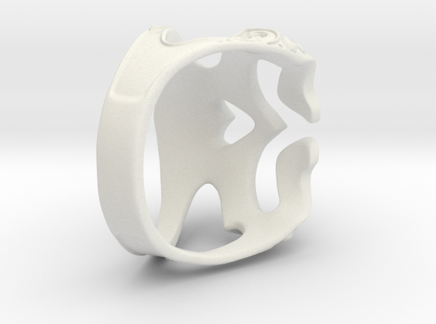 skull ring in White Natural Versatile Plastic: 7 / 54