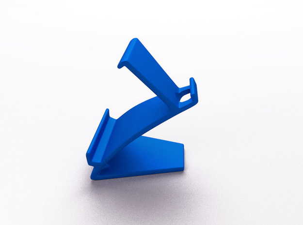 Universal Mobile Stand in Blue Processed Versatile Plastic