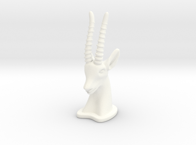 Gazelle SMALL in White Processed Versatile Plastic