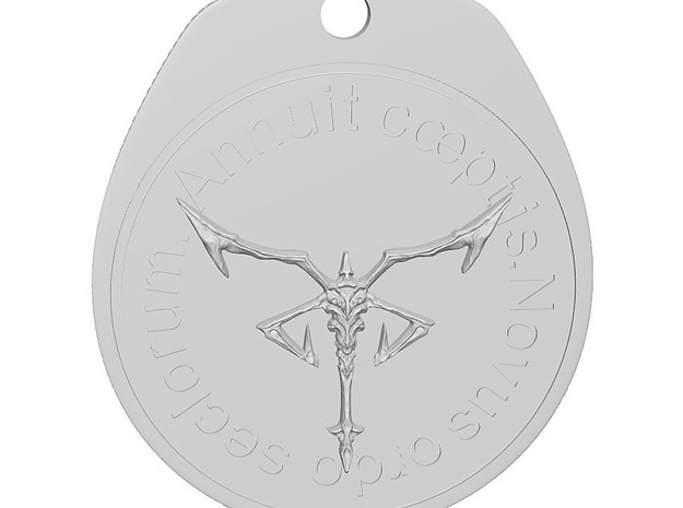 Resident Evil 4: Los Illuminados medal in Tan Fine Detail Plastic