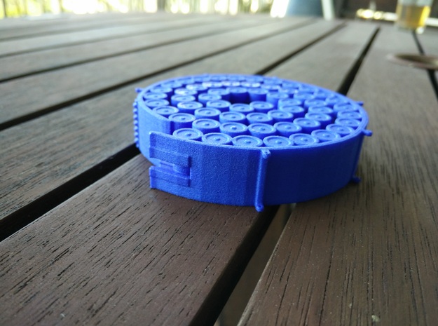Orion Magazine Coaster in Blue Processed Versatile Plastic