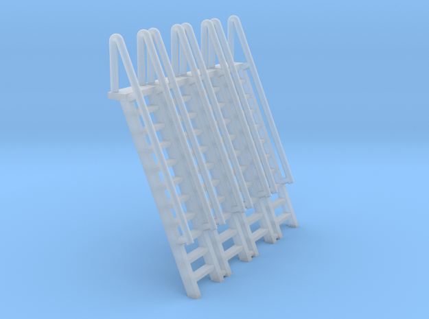 N Scale Ladder 11 (4pc) in Tan Fine Detail Plastic