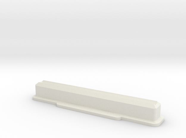 Super Nintendo/Super Famicom Cartridge Dust Plug in White Natural Versatile Plastic