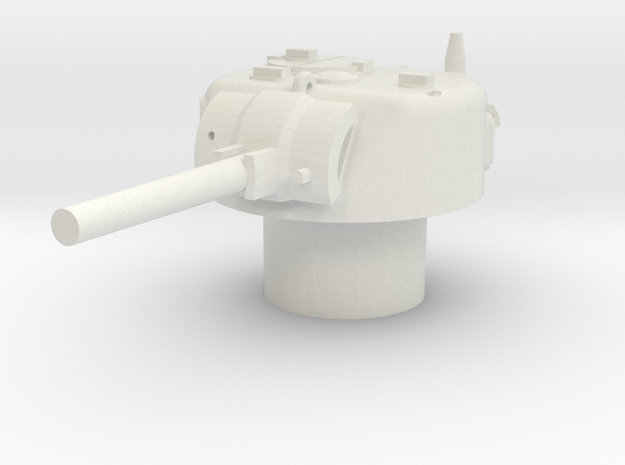 Sherman M4 Turret 15mm / 1/100 in White Natural Versatile Plastic