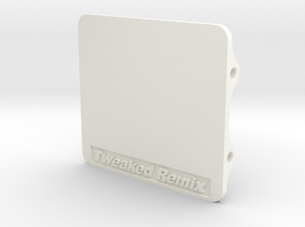 Tweaked Remix Electonic Plate in White Processed Versatile Plastic