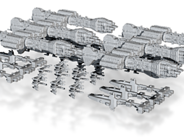 EA Fleet Pack Full Thrust Scale in Tan Fine Detail Plastic