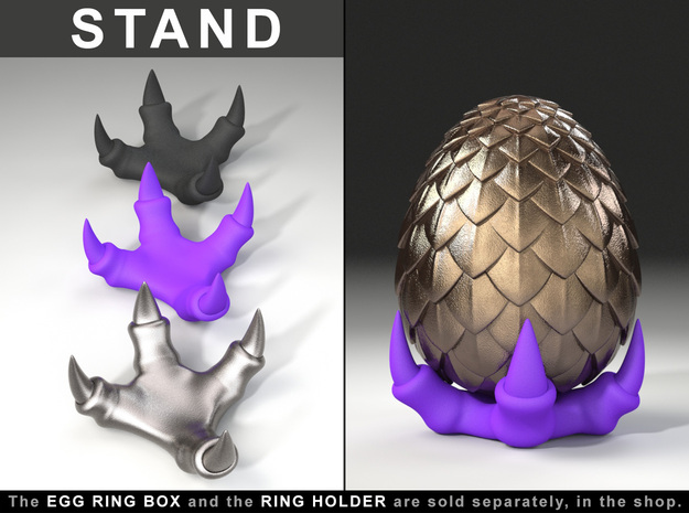 STAND for Dragon Egg Game of Thrones Ring Box
