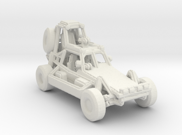 Desert Patrol Vehicle v1 1:160 scale in White Natural Versatile Plastic