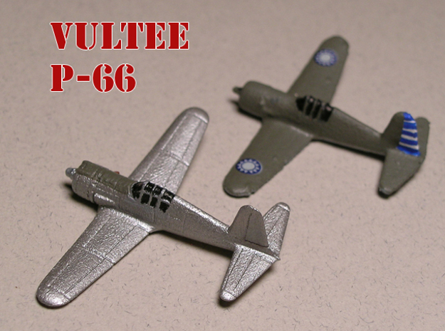 Vultee P-66 Vanguard 1/285 6mm Frosted Ultra in Tan Fine Detail Plastic